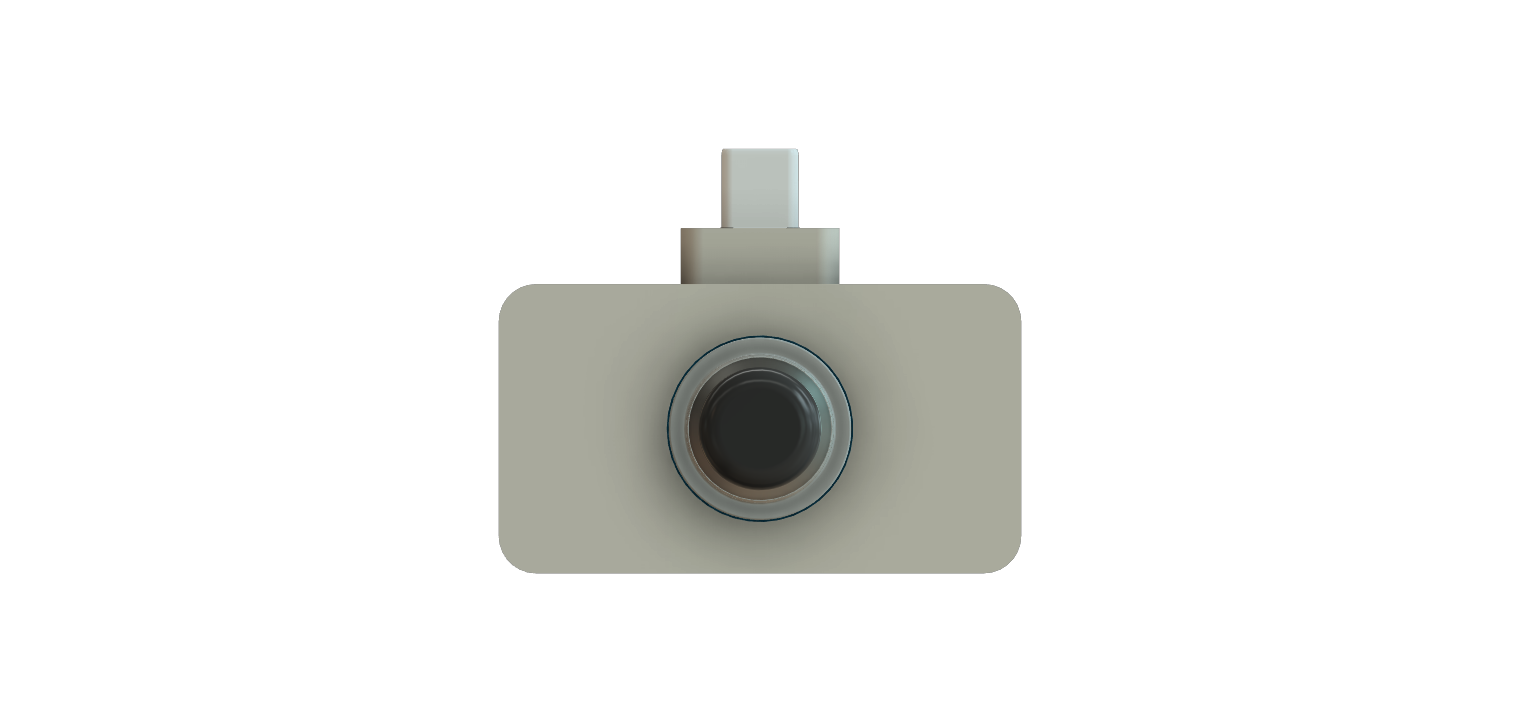Light 2D render of the Celsniff E-nose dongle